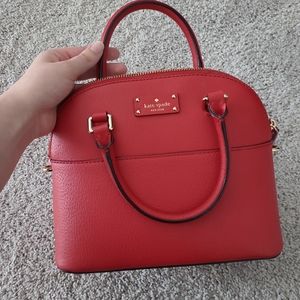 Kate Spade Red Leather Handbag